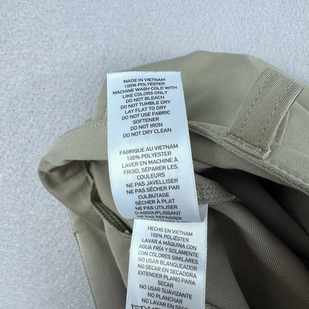 Rhone Commuter Pant Men 33x30 Classic Fit Tan Golf Chino Athletic Khaki